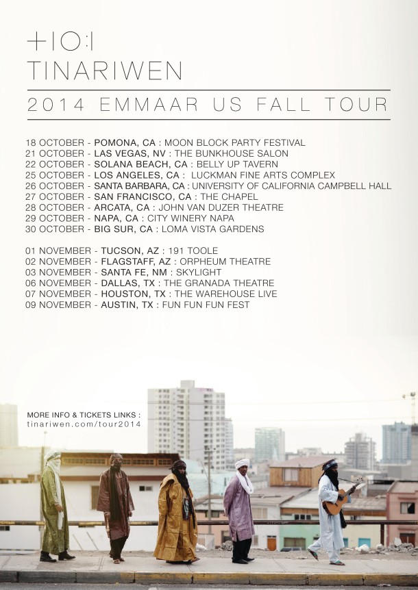 France Rocks Tinariwen Fall Tour france rocks