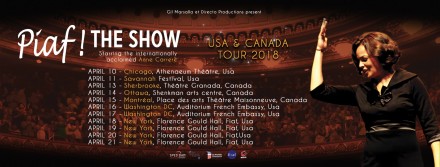 Piaf! The Show on Tour in the US in April!