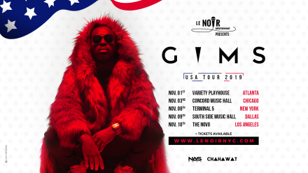 Gims – On tour in the US in November – Tickets Giveaway