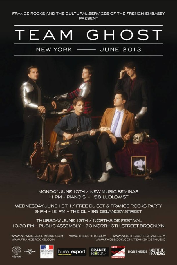 TEAM GHOST ANNOUNCES NEW YORK TOUR IN JUNE