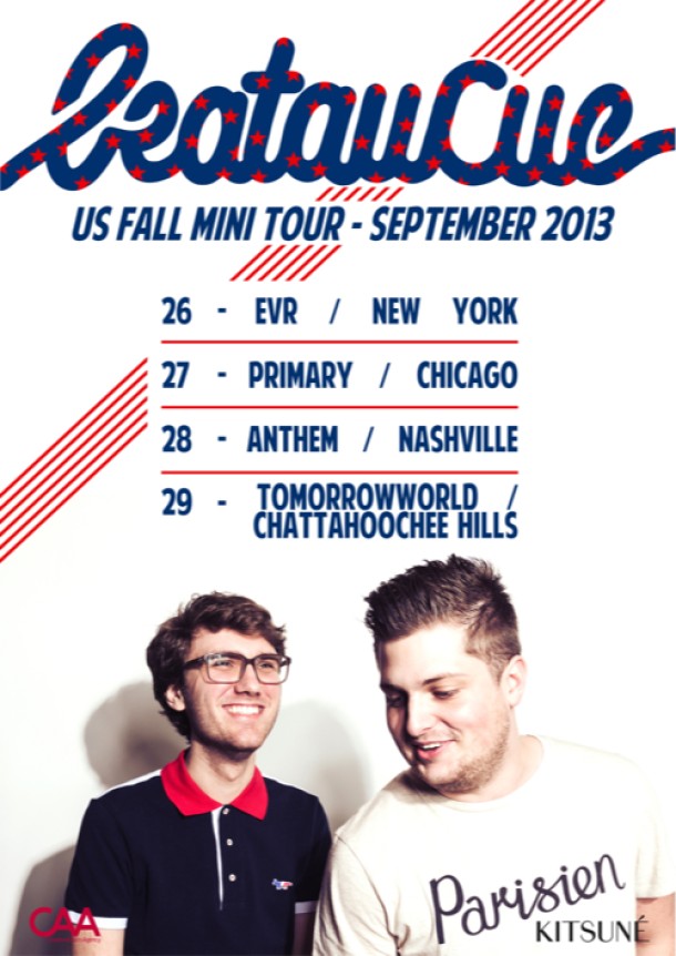 Beataucue US Fall Mini Tour and an exclusive mix for Thump !