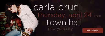 Carla Bruni’s North American Tour