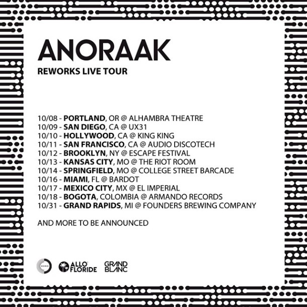 Anoraak Returns to North America for Tour