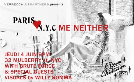 Paris Loves NYC Me Either at Le Baron June 4th