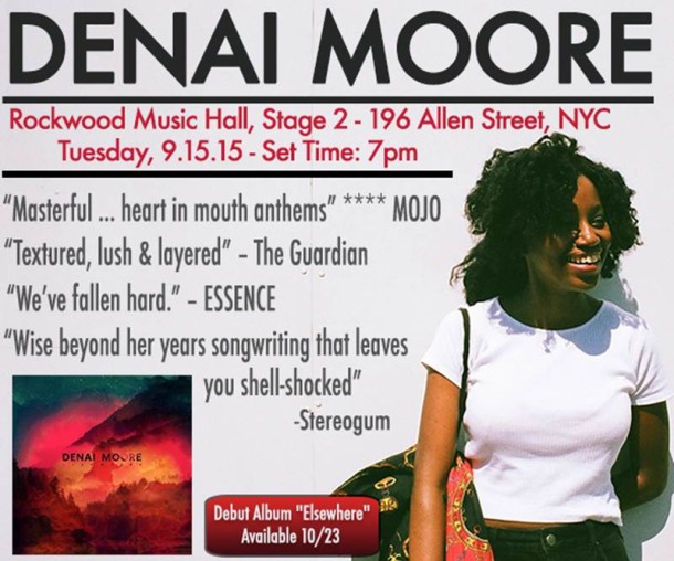 Denai Moore is Playing a Secret Show in NYC Tonight