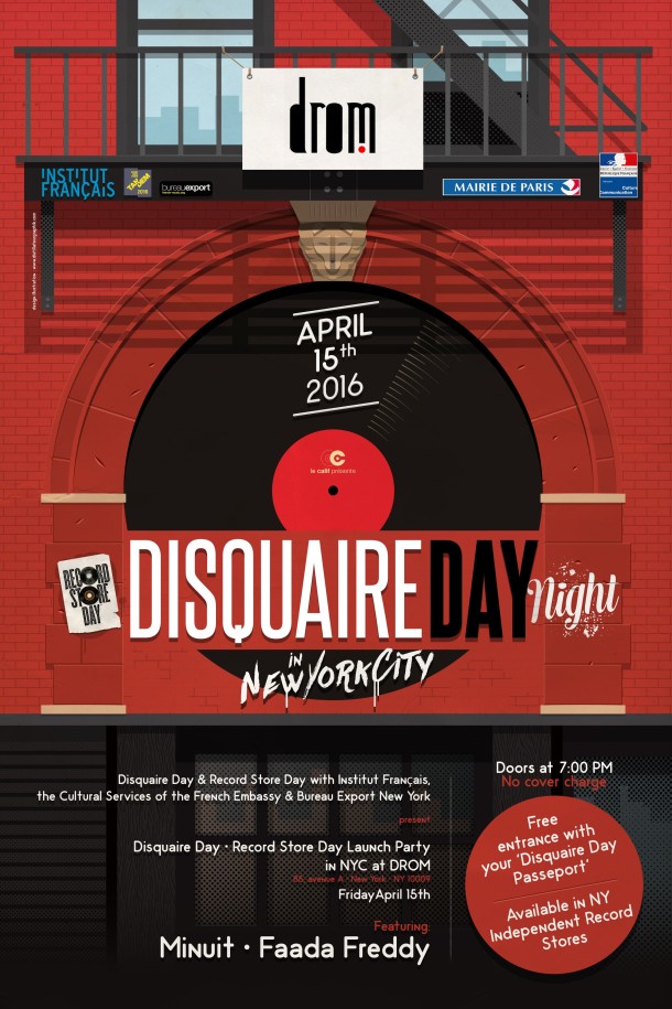 Disquaire Day Launch Party in New York at Drom