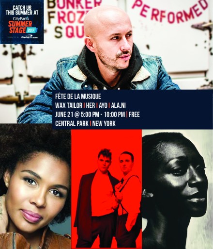 Fete de la Musique at Central Park SummerStage, June 21st