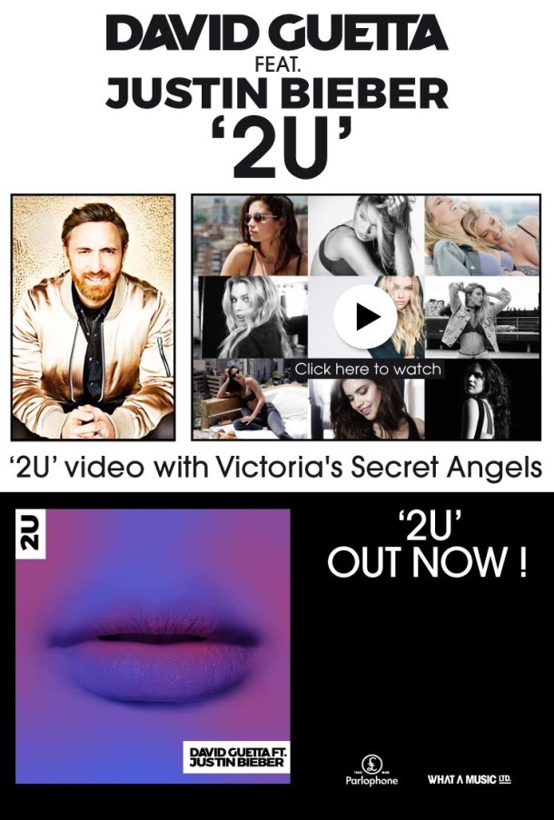 David Guetta just released a video for “U2” featuring Justin Bieber