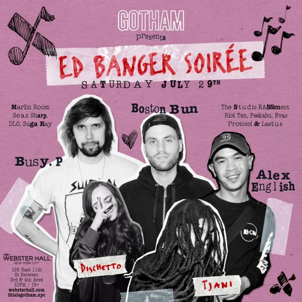 TICKETS GIVEAWAY FOR ED BANGER SOIREE AT WEBSTER HALL (7/29/17)