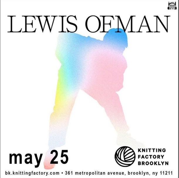 Lewis OfMan w/ Ryan Egan – At Knitting Factory on Saturday