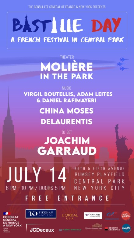 DeLaurentis at Bastille Day Festival in New York
